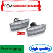 2x13252456/455 Dynamic Clear LED Side Indicator Light For Opel Astra H Corsa D E