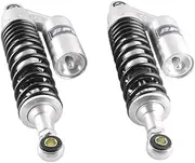 GZYF 320mm Universal Shock Absorbers Rear Suspension for HONDA for Suzuki for Kawasaki for Yamaha Go Kart ATV Dirt bikes,Silver Black