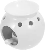 PENIKOKO Ceramic Essential Oil Burner Unique Aroma Diffuser Decoration Stable Design for Home Yoga Bedroom Living Room Easy to Use with Tealight Candle for