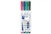 Staedtler Lumocolor Whiteboard Markers Assorted Pack of 4