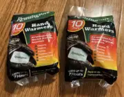 NEW Remington Hand Warmers Hunting/Camping/Hiking Enviro Friendly 2pc 10 PACK