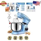 Blue Stand Mixer: 9.5 Qt Capacity & Dishwasher-Safe Attachments for Easy Cleanup