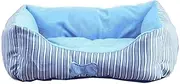 Pet Bed for Cats and Small Medium Dogs Puppy Soft Pet Nest Sleeping Bag House Cushion Mat Pad/Blue/Two Sizes (Size : XL)