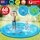 170CM Inflatable Water Splash Spray Mat Kids Sprinkler Play Pad Outdoor Pool OZ
