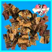 FISH TUNA JERKY NIBBLES Australian 500g TREATS 4 DOGS Natural Pet Jerky Treats