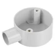 2Pcs PVC Conduit Box Junction Box 1 Way 20mm M4 x 0.7 for Electronic Project