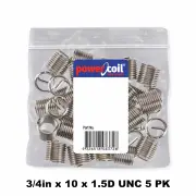 Powercoil 3532-3/4X1.5DP - Thread Inserts 3/4" x 10 x 1.5D UNC 5 Pack