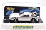 Scalextric "Back to the Future II" DeLorean DPR W/ Lights 1/32 Slot Car C4541