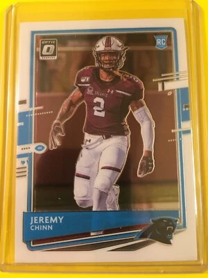 2020 Donruss Optic JEREMY CHINN Rookie RC #139 Panthers
