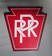 Pennsylvania Railroad-PRR-Light up Remote Controlled color changing sign