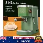 AU 20 Bar Espresso Coffee Machine 3 in 1 Semi-Automatic Cappuccino Latte Machine