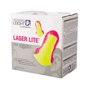 NEW Box - Howard Leight Laser Lite Corded Ear Plugs (100 Pairs | SLC80 25dB, Cla