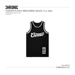 CHRONIC ATHLETICS LOGO MESH JERSEY BLACK / T-40