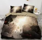 3D Valley Stones ZHUA1791 Bed Pillowcases Quilt Duvet Cover Set Queen King Zoe