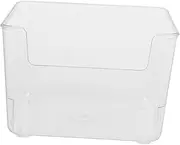CRILSTYLEO Plastic Storage Boxes for Office Stickie Notes Organiser Memo Pad Holder Smooth Edges Sturdy and Easy Cleaning