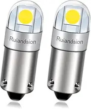 Ruiandsion BAY9S H21W 64136 LED Glove Box Light White 24V Non Polarity 3030 2SMD Chipsets for Car Interior Side Door Courtesy Lights Map Lights Pack of 2
