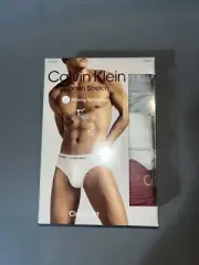 Calvin Klein Men’s 3-Pack Classic Fit Cotton Stretch Comfortable Hip Briefs XXL