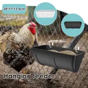 4 Pcs Chicken Feeder Chicken Water Dispenser Plastic Chicken Feeder bexoj