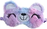 minkissy Sleeping Eye Mask for Soft Blindfold Makeup Headband Tie Dye Comfortable Light Blocking Cover for Restful Travel Naps