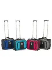 BLUE/BLACK LOW ROLLER LAWN BOWLS TROLLEY BAG! FREE DELIVERY $199! OZYBOWLS