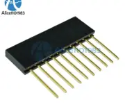 100pcs 10 Pin 2.54mm Stackable Long Legs Female Header For Arduino Shield