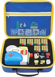 YouKnow Travel Case for Little Tikes Story Dream Machine Books Starter Set, Character Collection and Kids Storybook Projector Toddler Toys Gifts Protective Box for 3+ Year Old Girl (Only Case), blue,