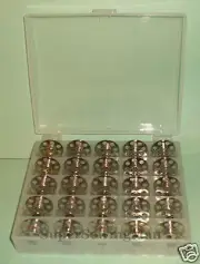 BOBBIN BOX + 25 BERNINA BOBBINS FOR ACTIVA, AURORA, VIRTUOSA 830,930,1230