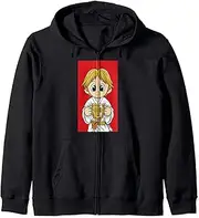 [STAR WARS] Luke Skywalker C-3PO Cup Cartoon Portrait Zip Hoodie