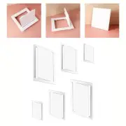 Hinged Access Hatch White ABS Access Panel Inspection Hatch Accessories