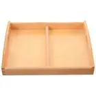 Wooden Tray Toy Sorting Storage Tray Wooden Tray Teaching Tray with