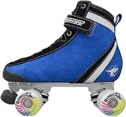 [Bont] Parkstar Blue Suede Professional Roller Skates for Park Ramps Bowls Street - Rollerskates for Outdoor and Indoor Skating