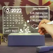 Note Board Creative Led Night Light USB Power Message Board With Pen Calendar