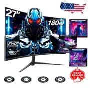 Frameless 27-Inch Curved Monitor - 1ms, 180Hz Refresh with Eye Protection