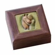 Willow Tree Memory Keepsake Box Quiet Strength Girl & Horse By Susan Lordi 26638