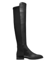 Stuart Weitzman Keelan Over-The-Knee Boots, Black, Nappa Leather, Size 7B