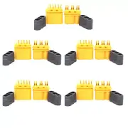 10Pcs Amass MR30 Connectors Plugs 5 Male + 5 Female Bullet For RC Lipo Battery f
