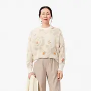 Floral Jacquard Knit Sweater