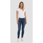 Replay Womens Skinny Jeans Luzien Power Stretch Fit Blue