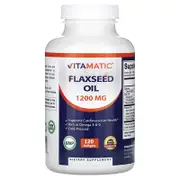 Vitamatic, Flaxseed Oil, 1,200 mg, 120 Softgels