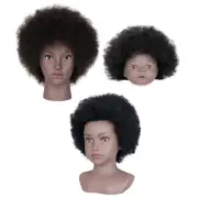 Realistic Mannequin Head Manikin Head for Training Hairdresser Head Styling