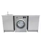 Customise Laundry Cabinet Set: Stone Benchtop Polyurethane Cabinet Sink Mixer