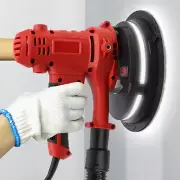 Drywall Sander Plaster Wall Board Dust Free Drywall Disc Gyprock LED Light 1200W