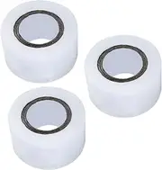 FUNNETOYU 3Rolls Clear Vegetable Wrap Film Transparent Packaging Film for Neat Vegetable Bundling and Take Out Lunch Boxes Easy to Use and Remove for Supermarkets