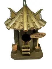 Bed & Breakfast Birdhouse (For Small Birds) Brand New
