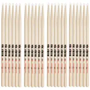 12 Pairs Vic Firth 5A Nylon Tip American Classic Hickory Drumsticks 5AN