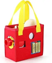 [PISOSN] Portable Carrying Case Compatible with Little Tikes Story Dream Machine Starter Set (Red)