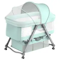 在飛比找蝦皮商城優惠-新生嬰兒床 便攜式 搖籃 可移動 多功能搖籃 可摺疊 0-2