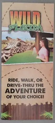 2024 NEW Wild Florida Map Leaflet Brochure Maps Map Information Guide