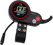 Electric Scooter Throttle Switch TF-500 LCD Display 36V 48V Brushless Controller, for Kugoo, for M4 Pro TF-100 LCD Instrument Electric Scooter Display(TF-100)