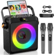 Party Karaoke Machine Wireless Bluetooth Speaker For Kids & Adults Gifts Singing